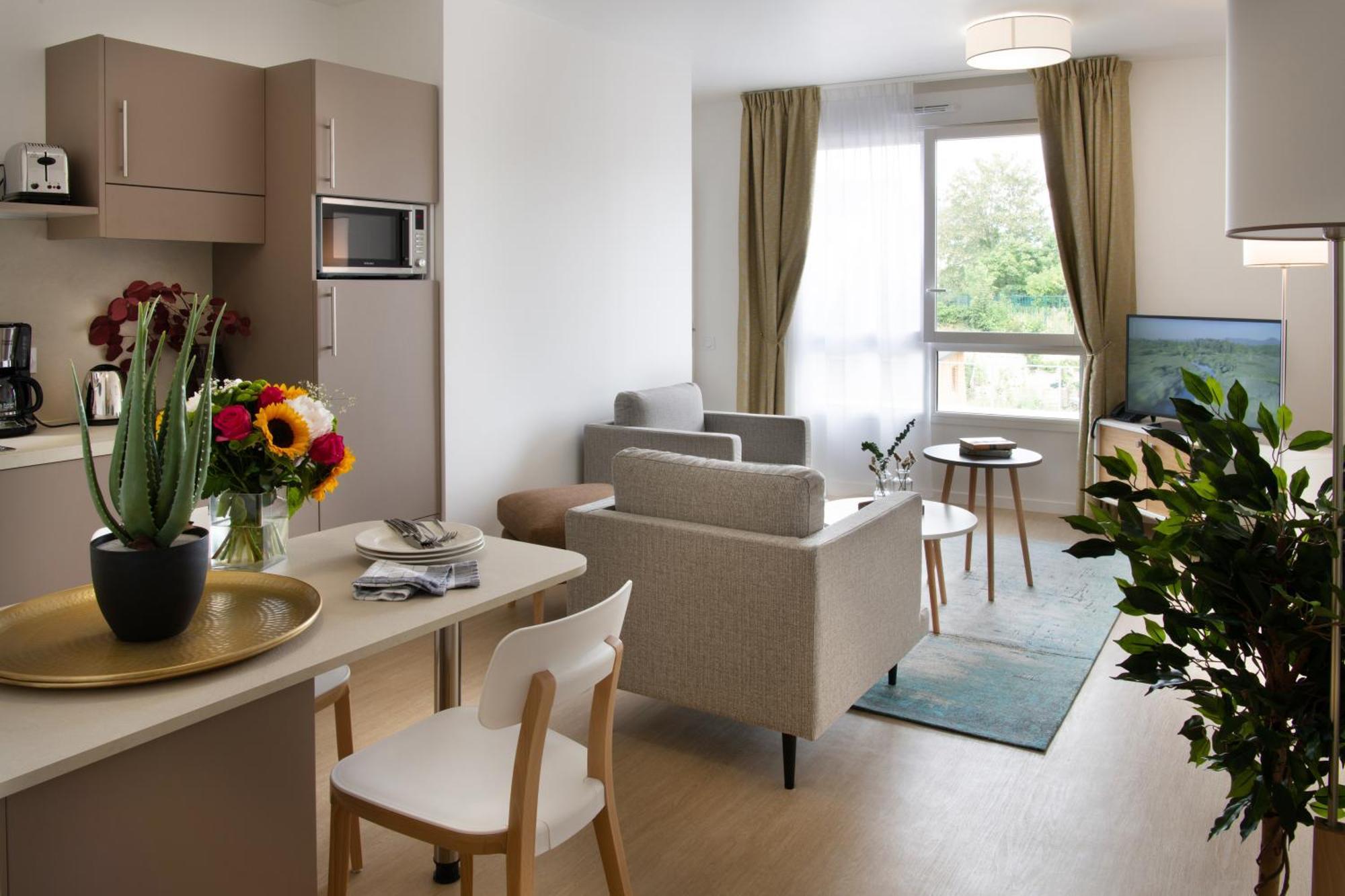 Domitys - Le Solstice Lejlighedshotel Versailles Eksteriør billede